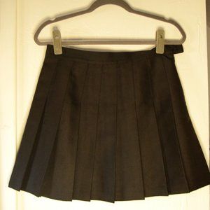 Black American Apparel Pleated Tennis Skirt